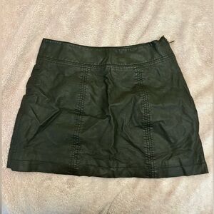 Free people Mini faux leather skirt.
